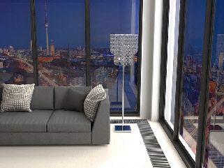 trench heating in city room